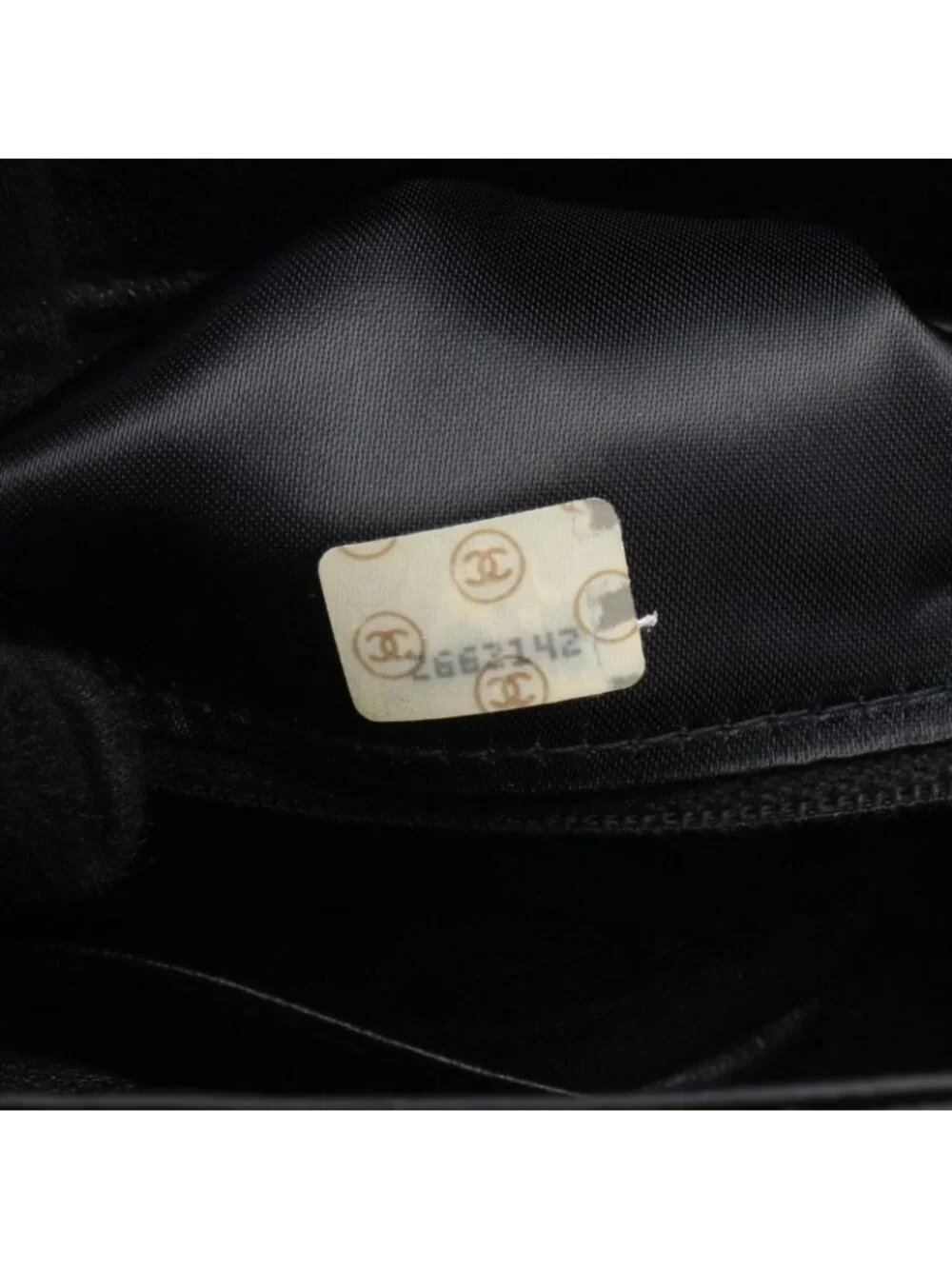 Chanel Shoulder Bag Quilted Black Lambskin
